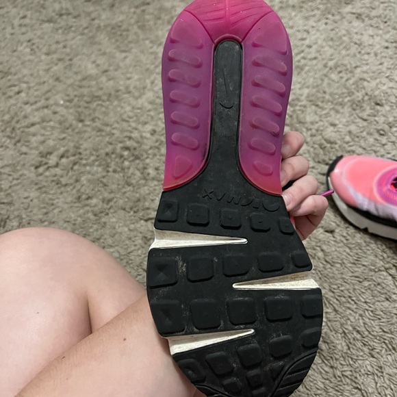 Discontinued Nike Air Max 2090 Iced Lilac Fire Pink lace up sneakers - Picture 4 of 7